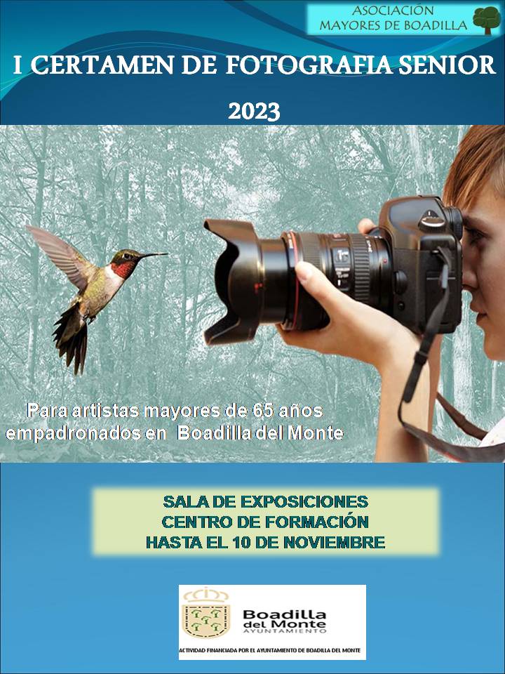 EXPOSICIN I CERTAMEN DE FOTOGRAFA SENIOR (DEL 24 DE OCTUBRE AL 10 DE NOVIEMBRE)